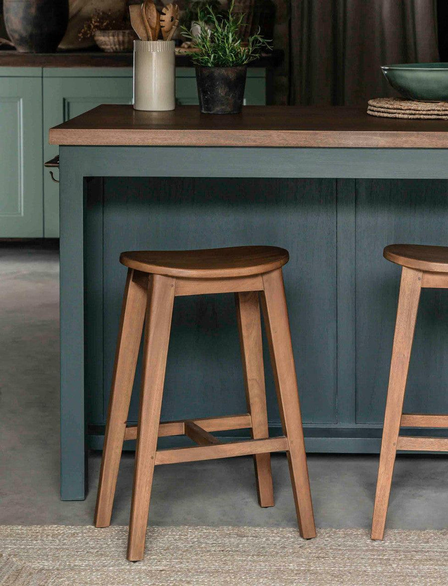Walcote Bar Stool Natural Wood