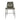 leather dining chair with a padded backrest and steel legs