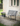 Matt black garden metal bench with curved back