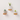 Mini oak floating plant shelf, wall-mounted with three shelves holding potted plants.