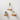 Side view of mini oak floating shelves with plants, showcasing compact and space-saving design.