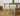 Farmhouse Dining Table and and wooden bench in a kitchen
