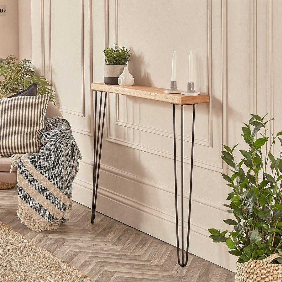 Oak Console Table