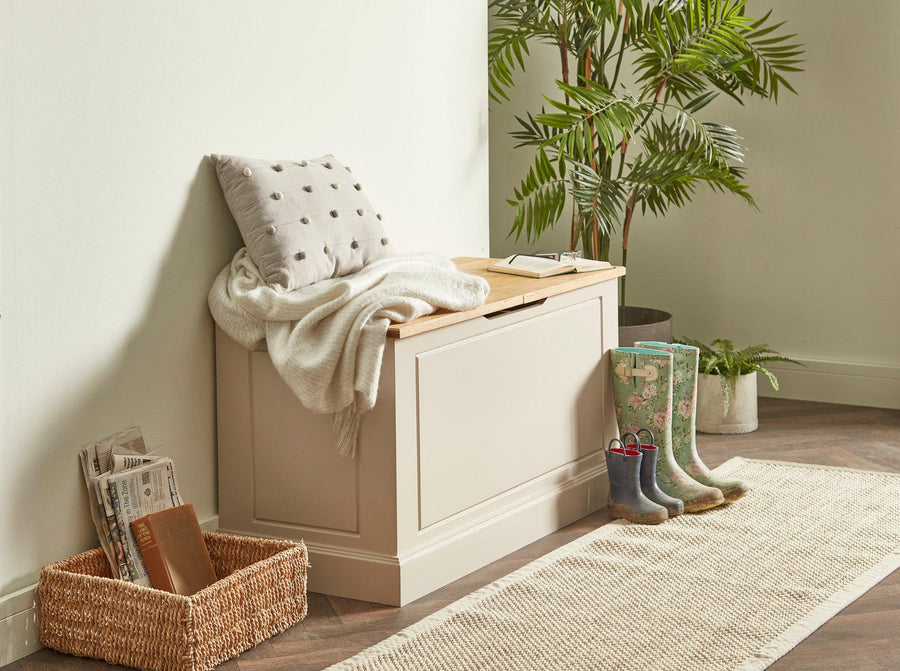 Ottoman Storage Blanket Box