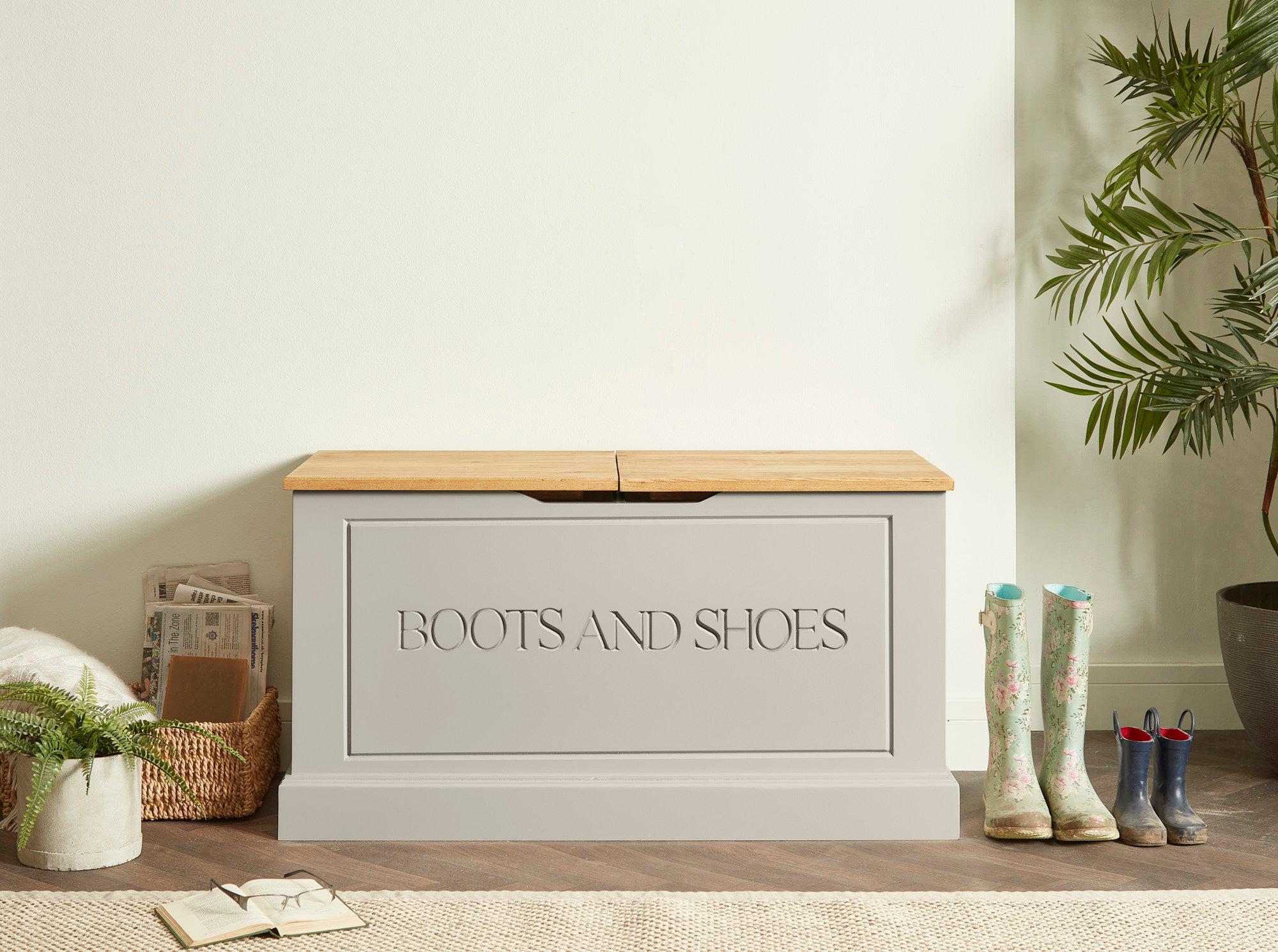 Shoe Storage Trunk and Seat Off the Grain - Main Image