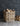 Rattan storage baskets for blankets, toys and accessories