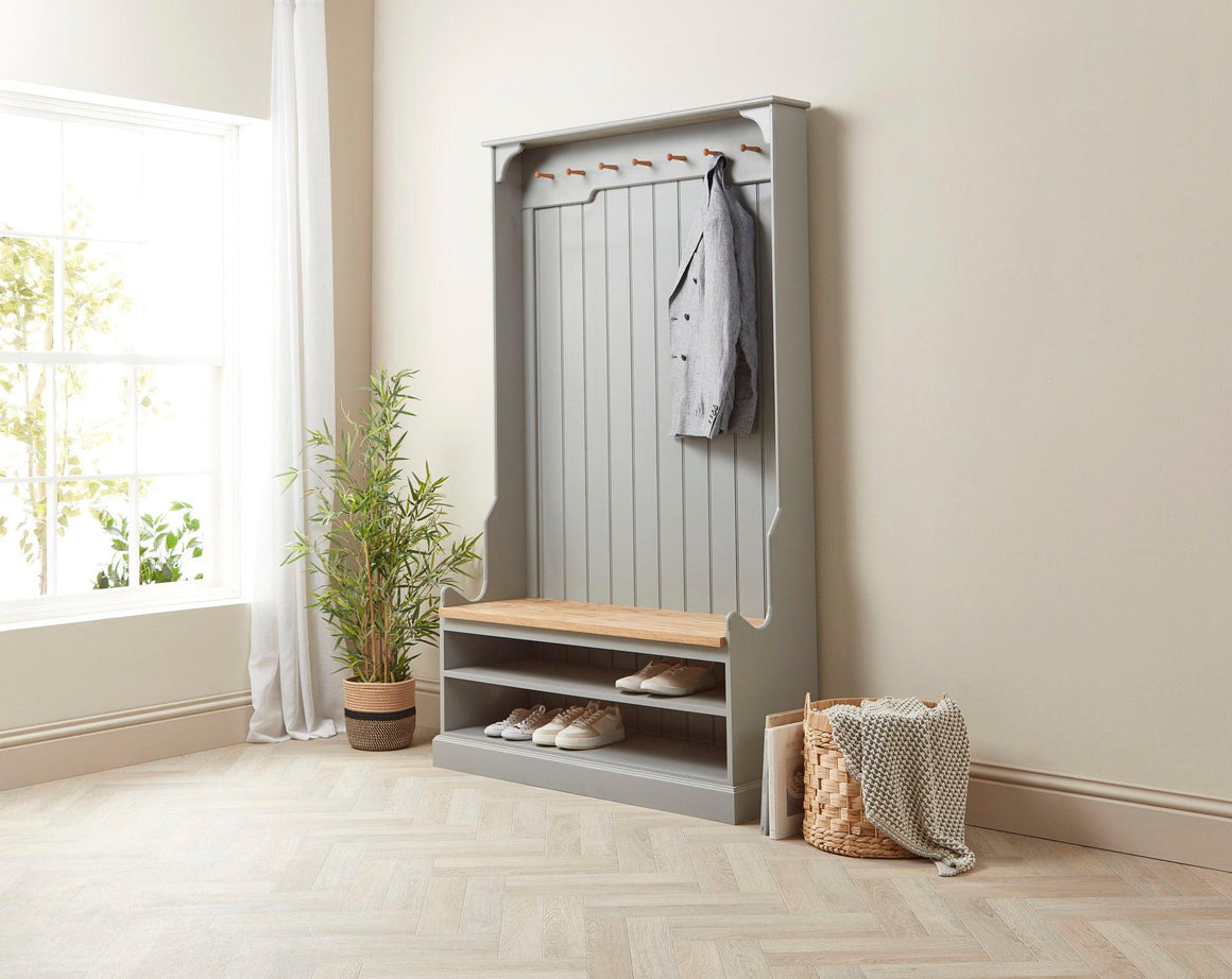 Hallway Coat and Shoe Storage - Off the Grain