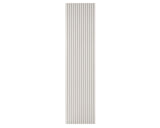 Contemporary Natural White Wall Panels - 240cm x 40cm - Off the Grain