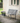 Matt black garden metal bench with curved back