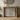 Solid pine radiator console table in a natural wax finish, handmade to order in Yorkshire