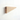 Wooden shelf bracket on a white background
