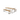 oak dining table and bench set with metal legs on white background