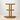 solid oak T leg base detail showing central support and stretcher design