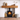 Rustic oak fireplace beam natural finish with visible grain knots and aged character