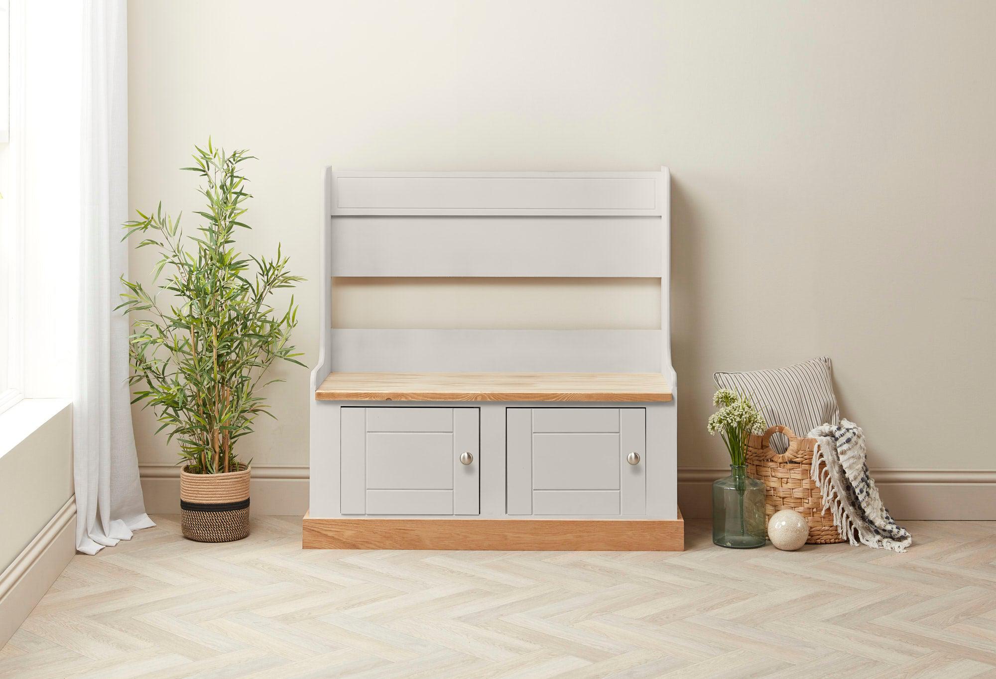 White clearance monks bench