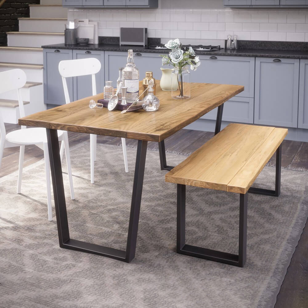 Industrial farmhouse kitchen table deals