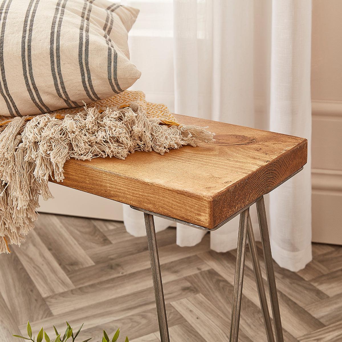 Industrial hallway sales bench