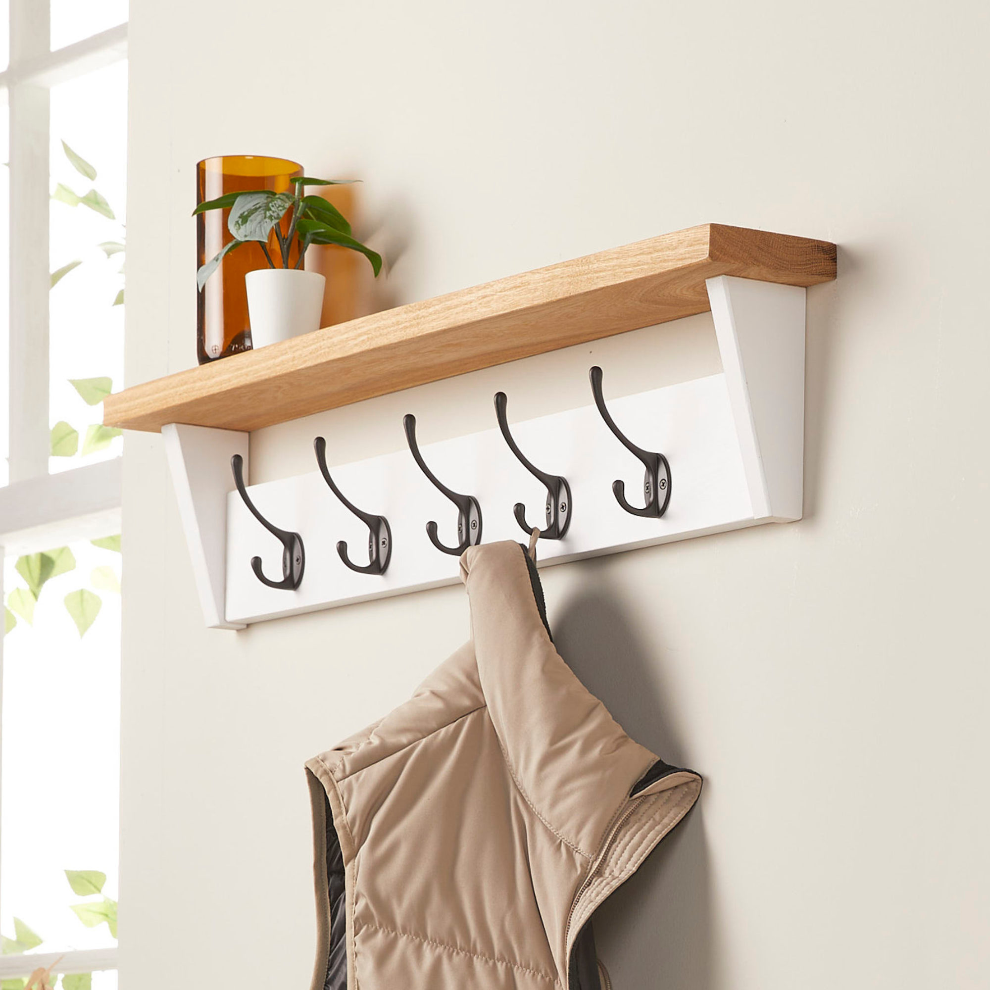 Wall mounted coat hotsell
