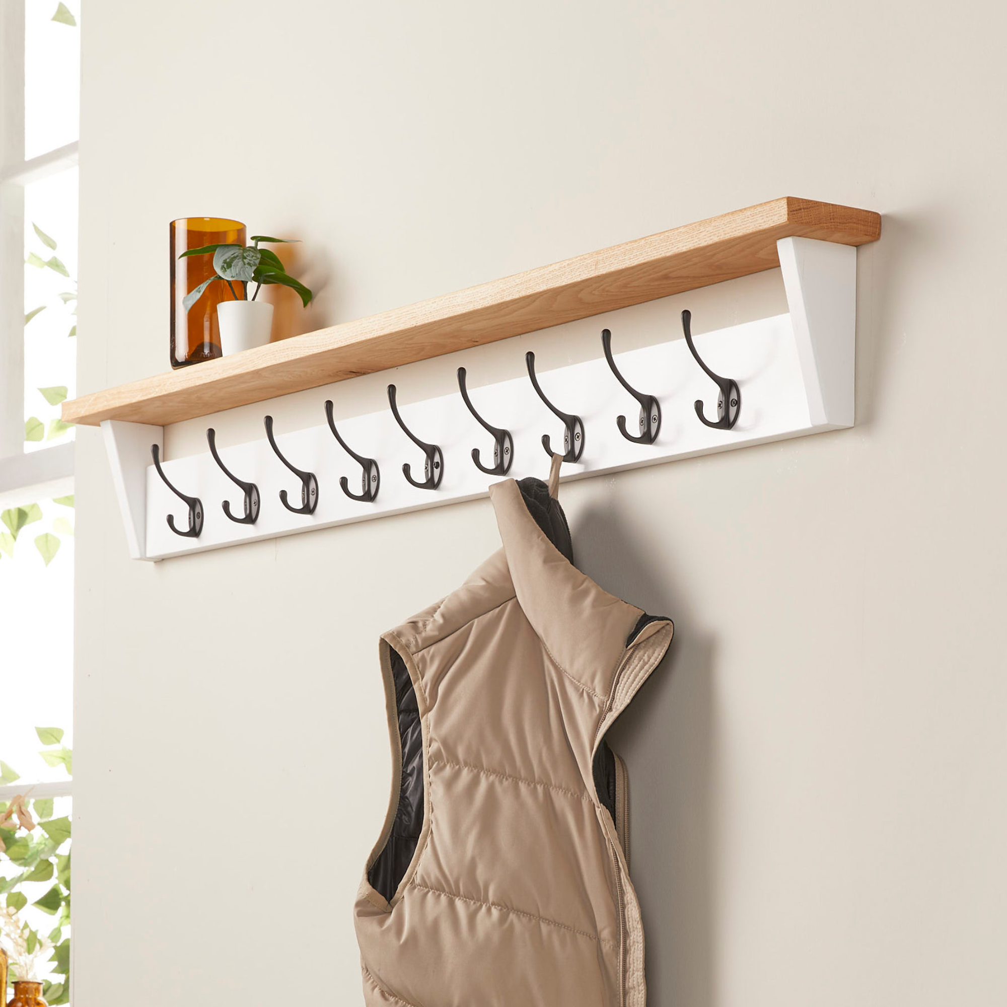 White Coat Rack