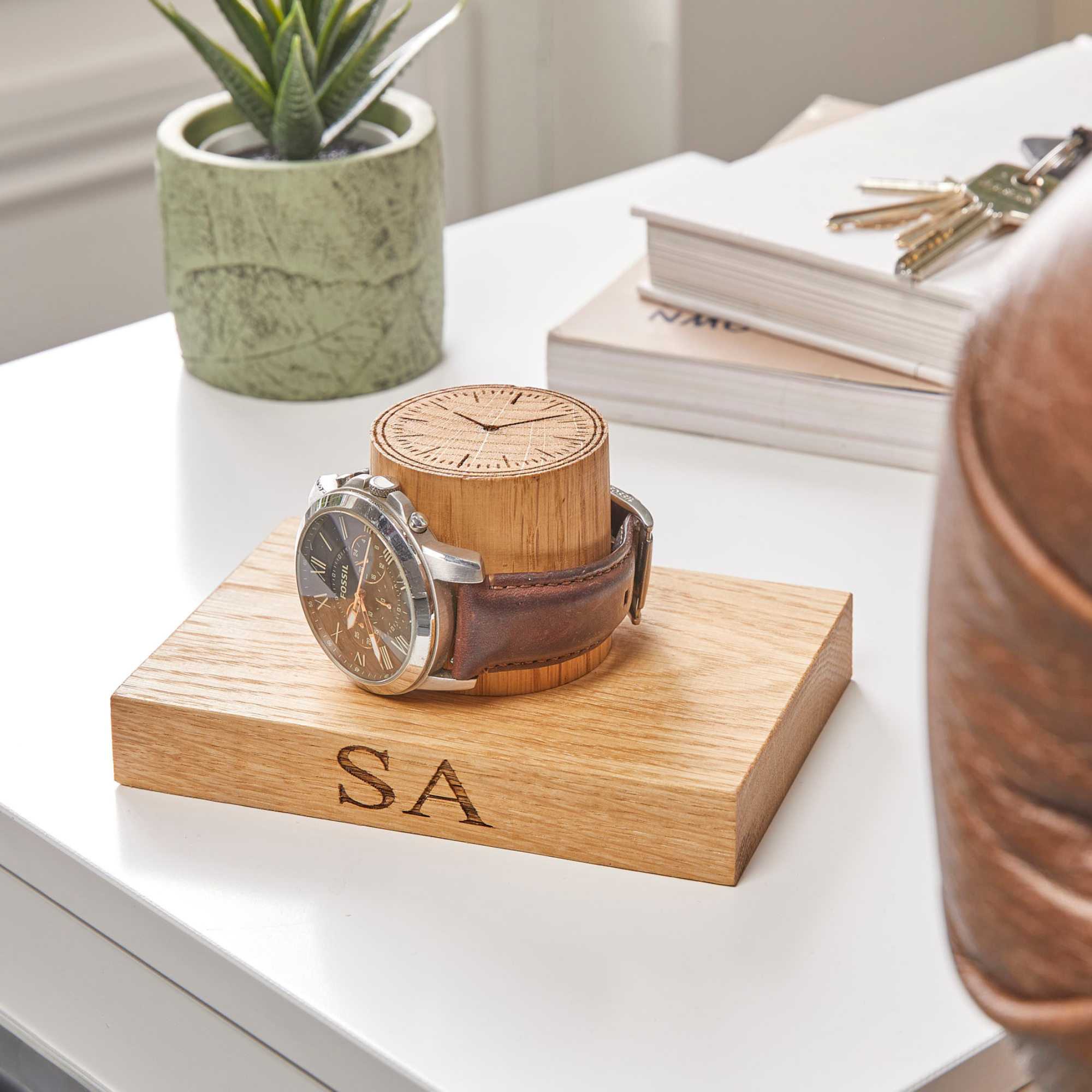 Fossil wood grain clearance watch