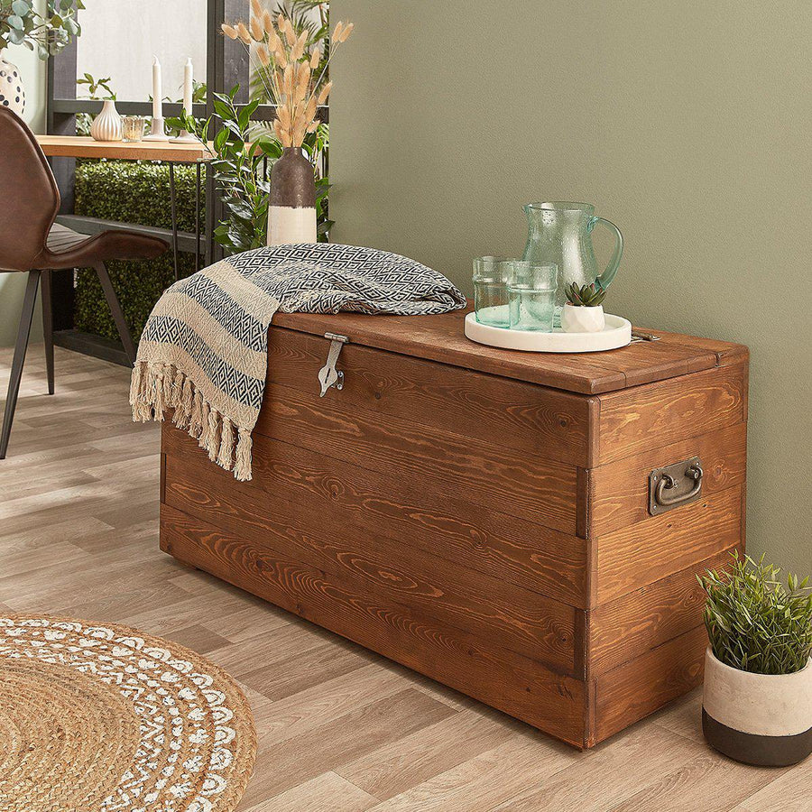 Wooden Blanket Box