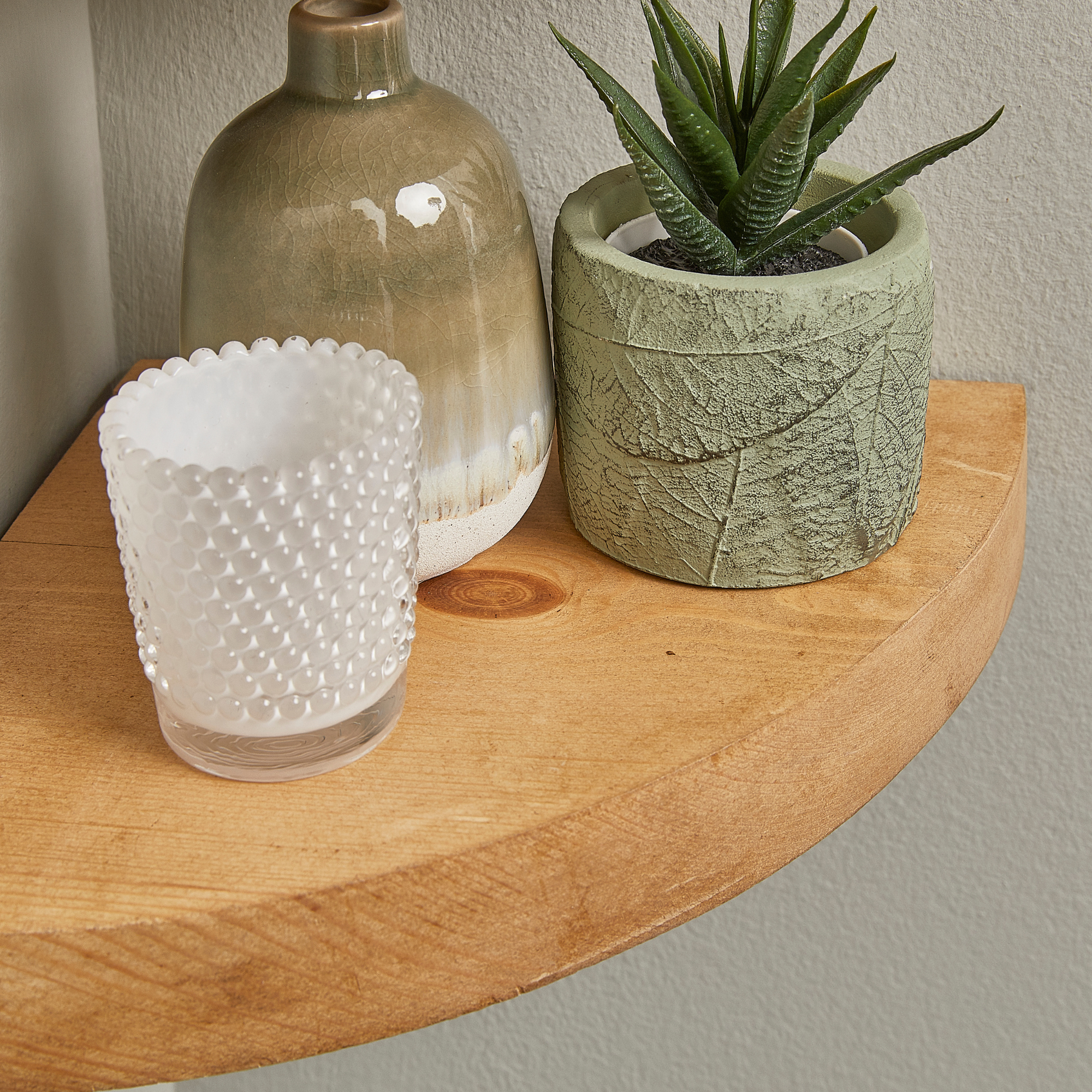 Rustic Corner Shlf Rustic Round Corner Shelf | Solid Wood Floating Corner Shelf - Off the ...